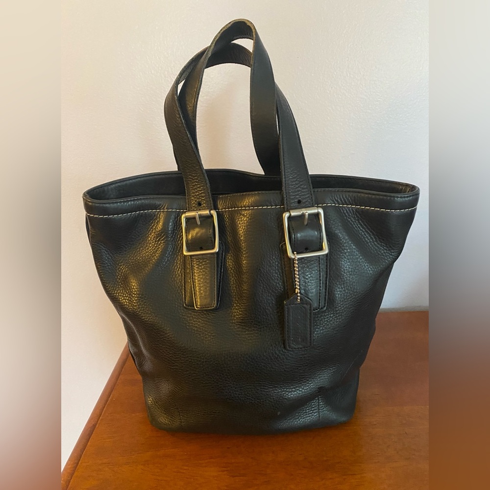 Vintage Coach Black Hamilton Milbrook Toote. Style number 9600.